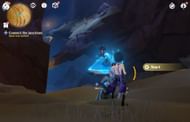Start with this spot (Image via HoYoverse, WoW Quests)